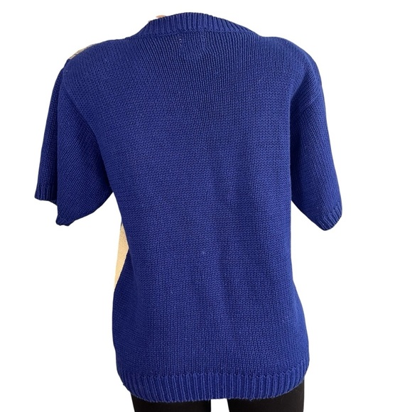 P.S Sport Vintage 80s Floral Granny Core Knit Sweater - Picture 7 of 9